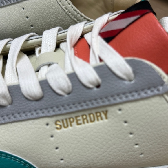 Vegan Basket Lux Low Trainers Superdry Multicolor Sneakers Size 7 - Picture 10 of 10